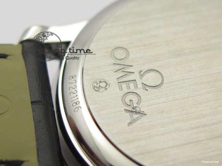 0814 De Ville MK 1:1 Best Edition SS White Dial On Black Leather Asian Seagull T1701 (Sec@6) Sporty 8244